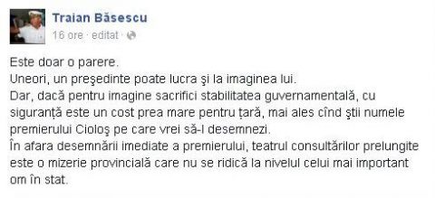 basescu facebook