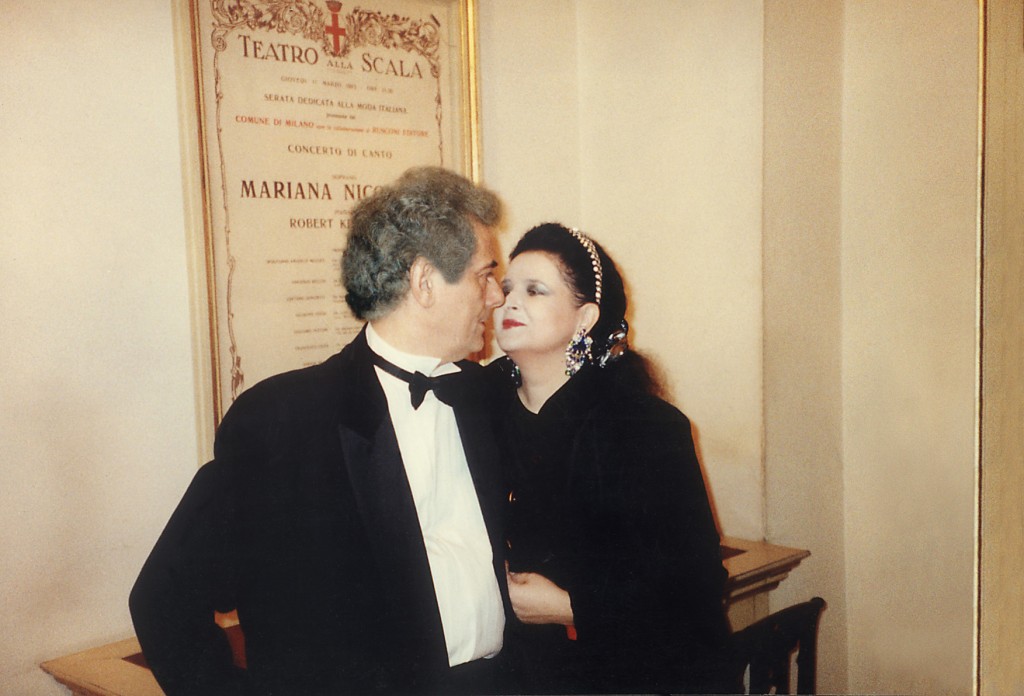 Cu Radu, la primul meu Recital de Canto la Teatrul alla Scala din Milano